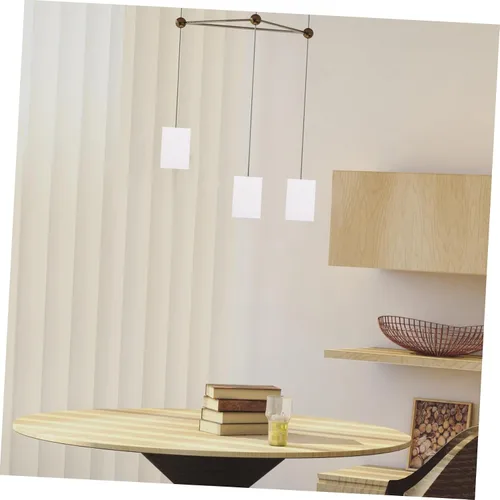 Vista 3 de VILLCASE Pantalla de lámpara de lino, cubierta rectangular de lino para lámpara de suelo, cubierta de luz de mesa para dormitorio, sala de estar