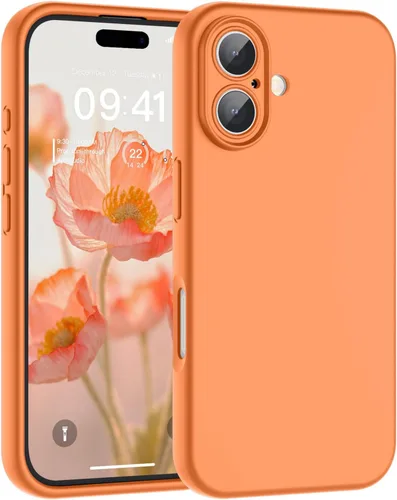 Vista 224 de SUPFINE - Funda diseñada para iPhone 12, silicona líquida premium con [forro de microfibra suave antiarañazos][protección de cámara mejorada], funda