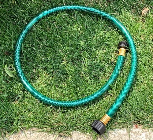 Vista 4 de Manguera de jardín de 1/2 pulgada de 3.3 pies, manguera de barco, tubo flexible con PVC sólido de 3/4 pulgadas macho a hembra para el hogar, exterior