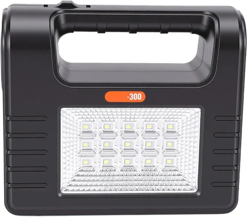 Vista 4 de Goshyda Solar Camping Lighting Kit with 3 Bulbs Portable Solar Generator
