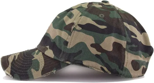 Vista 2 de F Initial Letter Vintage Baseball Cap Embroidered Cotton Adjustable Distressed Dad Hat