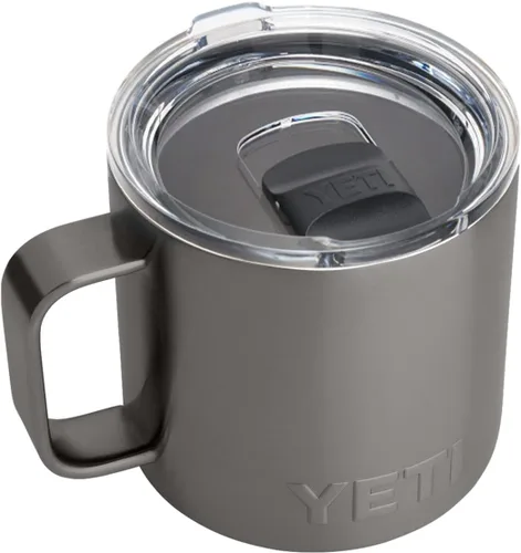 Vista 24 de YETI Rambler - Taza de 14 oz con aislamiento al vacío, de acero inoxidable con tapa MagSlider, color inoxidable Rosa (Bimini Pink)