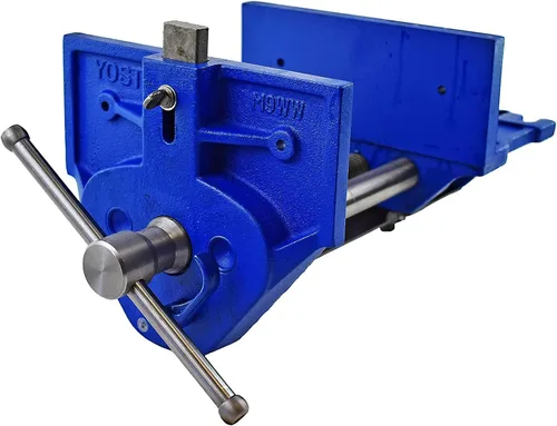 Vista 10 de Morsa de banco para trabajo en madera de acción rápida Yost., 7 pulgadas, Azul, 1
