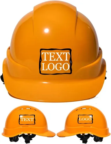 Vista 18 de Casco de seguridad personalizado para construcción Casco de trabajo de seguridad con suspensión de trinquete ajustable de ala completa con carcasa