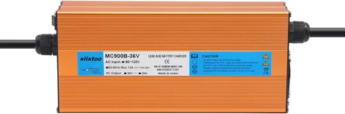Vista 4 de Cargador de batería de carrito de golf de 20 amperios y 36 voltios, compatible con carritos de golf EZGO TXT de 36 voltios con estilo D/enchufe