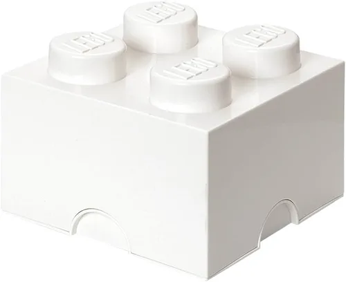 Vista 11 de LEGO Ladrillo de Almacenamiento 4 – botones Naranja – Caja de Almacenamiento de Plástico Apilable con Tapa para Niños y Adultos, Organizador