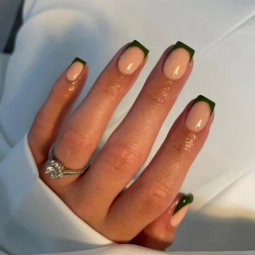 Vista 31 de 30 Uñas Postizas de Punta Francesa Negra a Presión, Uñas de Almendra Cortas para Presionar, Uñas Postizas Cortas en Forma de Almendra, Uñas