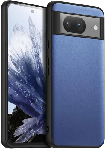 Vista 15 de X-level Funda protectora inalámbrica para Google Pixel 8 Pro, piel azul, ajuste delgado, con protección para lente de cámara