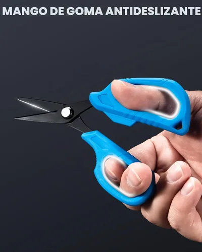 Vista 6 de Kit de herramientas de pesca, equipo de pesca, alicates de pesca con funda, cuchillo de filete, tijeras de pesca, pinza de labios de pescado