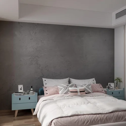 Vista 10 de 3yecaoo - Papel tapiz autoadhesivo de vinilo estilo hormigón de cemento, brillo texturizado, extragrueso, ancho con guía de aire, impermeable