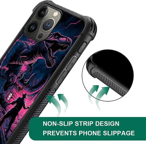 Vista 751 de Funda compatible con iPhone 15, diseño de elefantes africanos, diseño increíble a prueba de golpes, antiarañazos, carcasa trasera de policarbonato