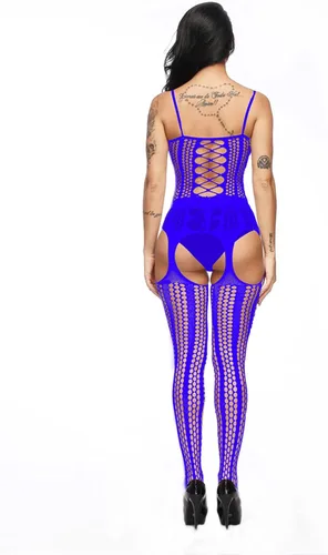 Vista 5 de Lencería sexy para mujer, body de red para mujer, ropa interior tipo babydoll para mujer