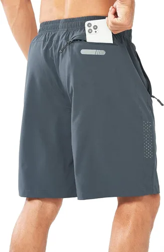 Vista 3 de NORTHYARD Pantalones cortos deportivos ligeros de secado rápido y de 7pulgadas para hombre, para senderismo, deportes, gimnasio, correr