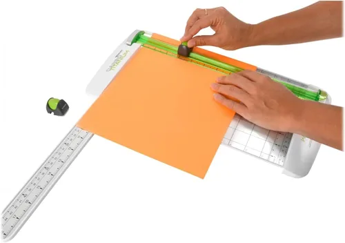 Vista 7 de Westcott Recortadora personal de cuerpo ancho CarboTitanium de 12" Verde/Blanco