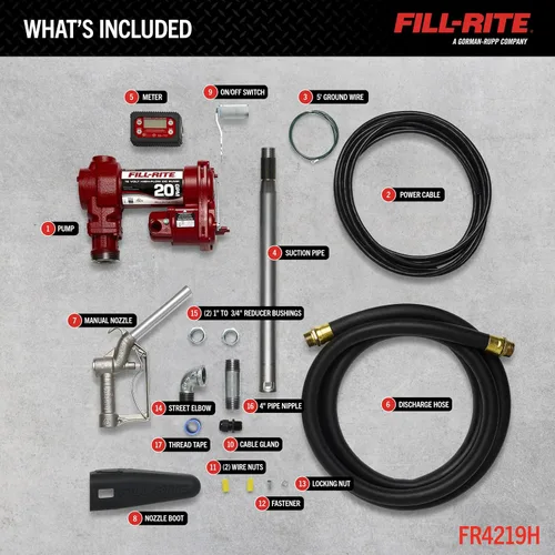 Vista 3 de Fill-Rite Bombas de Transferencia de Combustible de 12V y 20 GPM (Serie 4200)