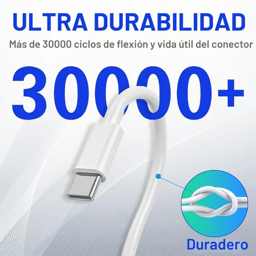 Vista 5 de Cable USB C a USB C, carga rápida de 60 W【5 unidades, 5 x 3.3 pies】