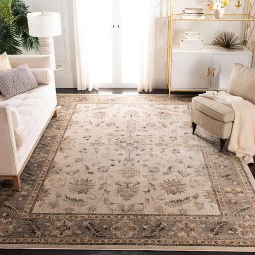 Vista 9 de SAFAVIEH Vintage Collection - Alfombra de pasillo de 2 pies 2 pulgadas x 6 pies, piedra y ratón, diseño oriental tradicional de viscosa envejecida