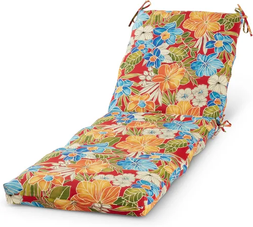 Vista 34 de Cojín reversible para silla de descanso para exteriores, color blanco tropical