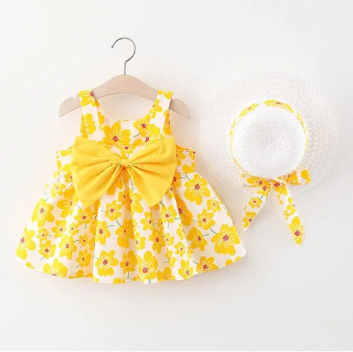 Vista 37 de Vestido tutú de verano para niñas pequeñas, sin espalda, vestido de princesa para fiesta de cumpleaños, vestido de verano con lazo floral