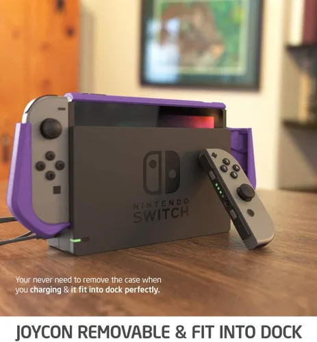 Vista 3 de Mumba - Funda compatible acoplable con Nintendo Switch Blade Series de poliuretano termoplástico con agarre ergonómico y cómodo
