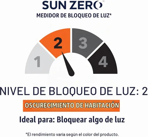 Vista 4 de Sun Zero Barrow - Cortina para puerta corrediza de patio con ojales de eficiencia energética, 100 x 84 pulgadas, acero Gris acero