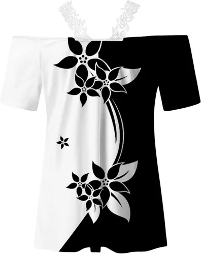 Vista 5 de Blouses for Women Dressy Casual 2023 Teacher Shirt Clothes Trendy Spring Tshirts Flowy Party Tops for Women