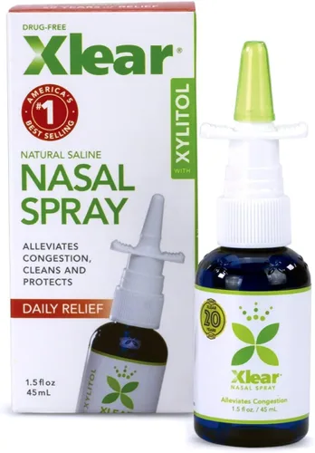 Vista 7 de Xlear Spray nasal natural con xilitol, 1.5 onzas líquidas (paquete de 1)