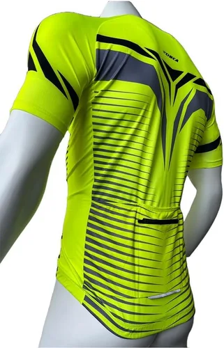 Vista 2 de Men's Cycling Jersey Short Sleeve Moisture Wicking Tops