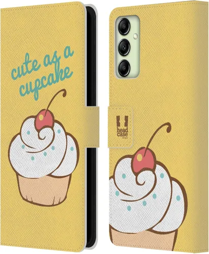 Vista 199 de Head Case Designs Assortment Cupcakes Happiness Leather Wallet Case Compatible with Samsung Galaxy A07 4G Surtido