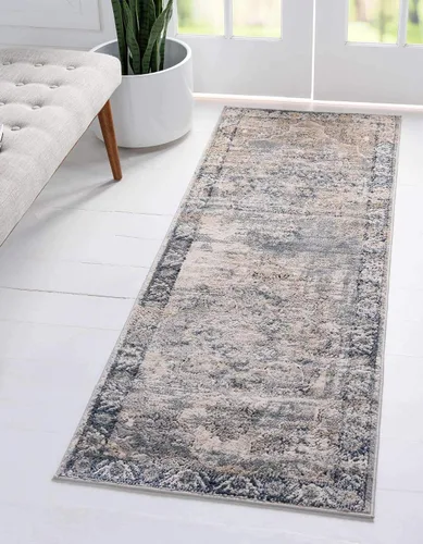 Vista 16 de Unique Loom Portland Collection - Alfombra Canby (2 pies 2 pulgadas x 3 pies 1 pulgada, rectangular, gris/azul)
