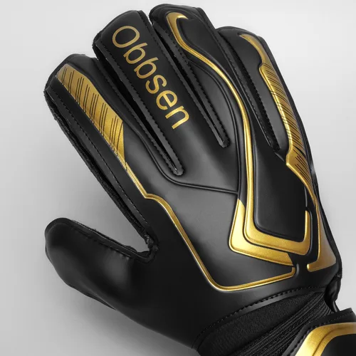 Vista 4 de Guantes de portero de fútbol con espinas para los dedos, guantes de portero de fútbol para niños, jóvenes y adultos, agarre fuerte antideslizante