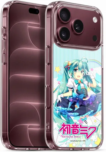 Vista 252 de Head Case Designs Licencia Oficial Hatsune Miku Gráficos Lindos Carcasa de Gel [Protección de Grado Militar] Compatible con Apple iPhone 7 CUTE