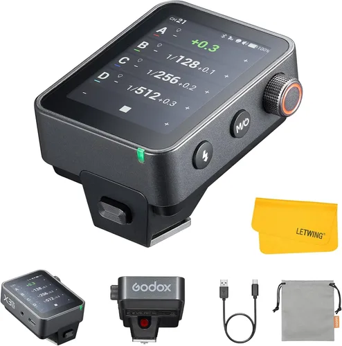Vista 12 de GODOX X3 Pro S X3Pro-S TTL - Disparador de flash inalámbrico para Sony, transmisor de flash con pantalla táctil inalámbrica de 2.4G, compatible