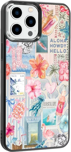 Vista 364 de Funda de teléfono Qizijio estilo azteca a prueba de golpes y protectora para iPhone 7/8/SE