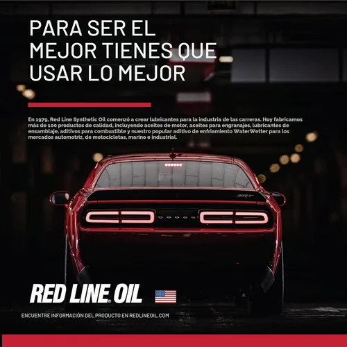 Vista 4 de Red Line 15405 SAE 5W40 Aceite de motor totalmente sintético - 1 galón