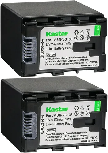 Vista 5 de Kastar BN-VG138 - Batería de repuesto para JVC GZ-HM860 GZ-HM870 GZ-HM880 GZ-HM890 GZ-HM960 GZ-HM965 GZ-HM970 GZ-HM980 GZ-HM990 GZ-MG680 GZ-MG7