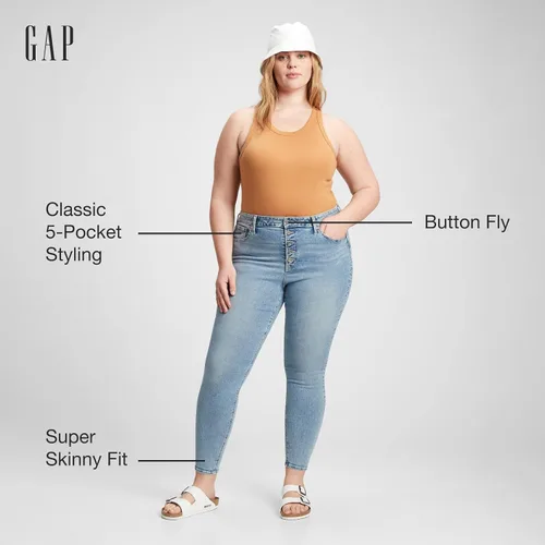 Vista 3 de GAP High Rise Legging Jeans
