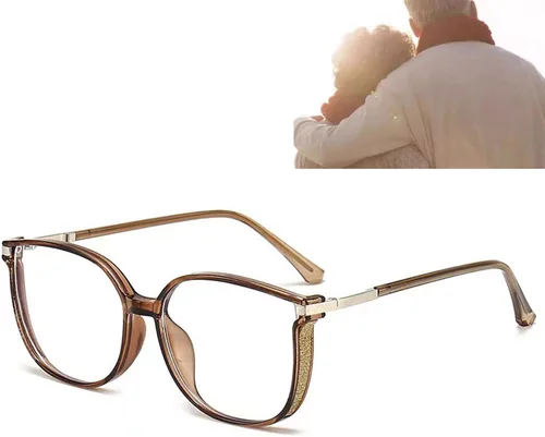 Vista 10 de Gafas de lectura de luz anti-azul portátiles de moda para mujer, con diamantes brillantes
