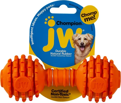 Vista 5 de JW Pet Chompion - Juguete masticable pesado para perros para razas pequeñas, varios