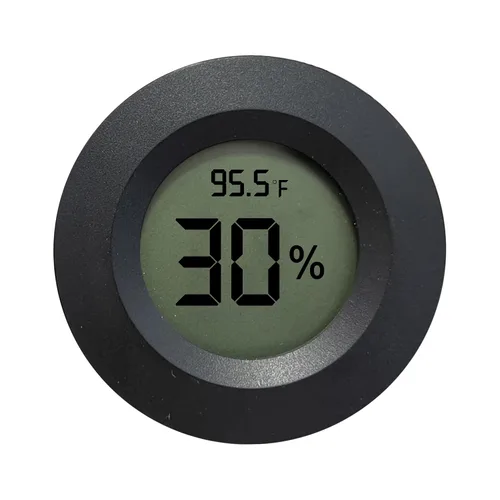Vista 2 de SunGrow Termómetro de reptiles con higrómetro con pantalla digital, temperatura precisa, medidor de humedad para tanques de serpientes y lagartos