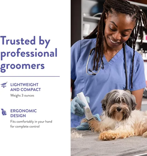 Vista 6 de Wahl Vetiva - Mini recortadora veterinaria inalámbrica profesional para perros, gatos y mascotas (#88420), para gatos, perros y más, grado