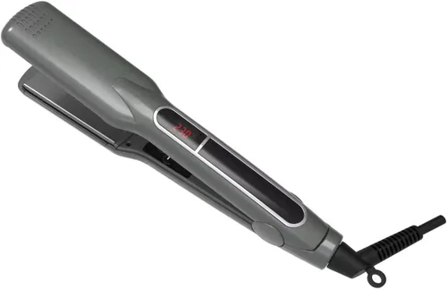 Vista 3 de Plancha de titanio digital profesional 2 en 1, plancha plana de calentamiento rápido para rizar el cabello (1 pulgada)