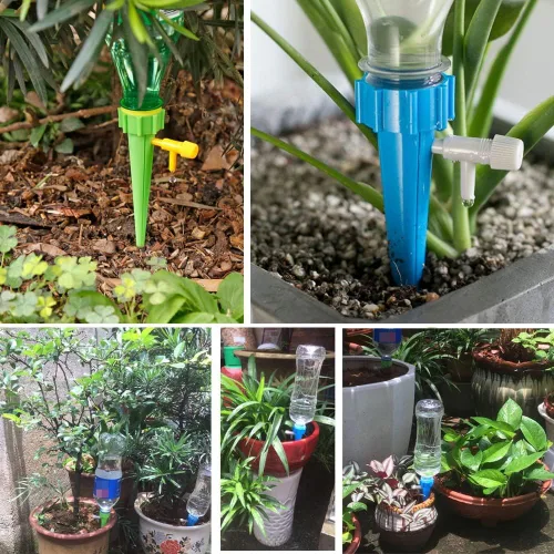 Vista 5 de ARTEM Picos de riego de plantas automáticas, dispositivos de riego automático para plantas de vacaciones, sistema de agua con válvula de control