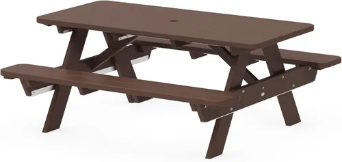 Vista 12 de Polywood Park - Mesa de picnic, Negro