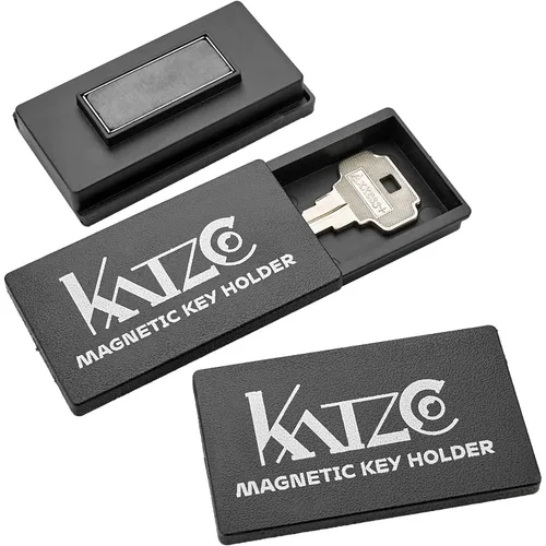 Vista 7 de Katzco juego de 3 cajas magnéticas para guardar llave, apto para llaves de 3 pulgadas, con imán extra superfuerte, útil para juego de llave