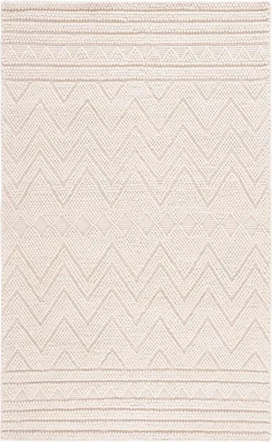 Vista 6 de SAFAVIEH Natura Collection - Alfombra de pasillo, 2 pies 3 pulgadas x 8 pies, beige, hecha a mano, mezcla de lana bohemia rústica, ideal para zonas