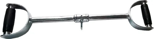 Vista 4 de Accesorio de cable de barra de presión LAT Pull Down Bar Pull Down Accesorios de máquina Barras en forma de V con asas de goma y colgador giratorio