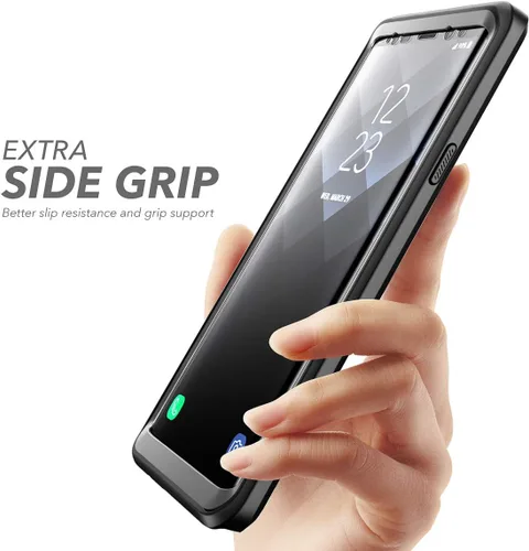 Vista 6 de Clayco Xenon Series - Funda para Samsung Galaxy Note 9 (versión 2018), carcasa resistente de cuerpo completo con protector de pantalla curvado 3D