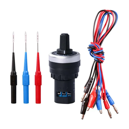 Vista 4 de MagiDeal Probador de circuito de automóvil automático, sensor de resistencia, simulador de herramienta, generador analógico, material premium