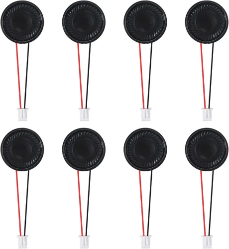 Vista 9 de 6 piezas de altavoces de 8 ohmios 2W, altavoces redondos de 28 mm compatibles con pequeños altavoces de audio, reproductor de MP3, MP4